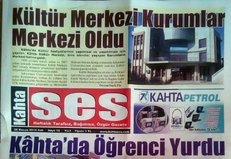 Kahta Kaymakamlığına Yerel Gazetenin Girişinin Engellendiği İddiasi
