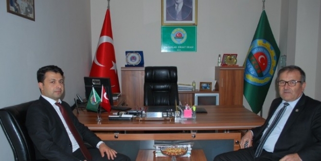 Kaymakam Bedir’den Ziraat Odasına Ziyaret