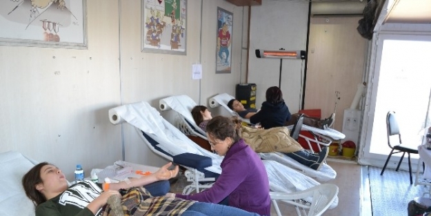 Kyçubyo Öğrencilerinden Kan Bağışı Kampanyasına Büyük İlgi