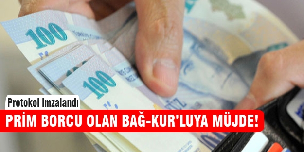 Prim borcu olan Bağ-Kur'luya müjde!