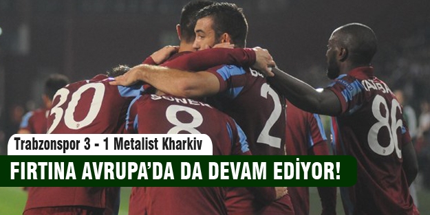 Trabzonspor 3 - 1 Metalist Kharkiv