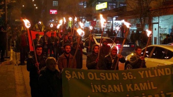 Tunceli'de PKK kutlaması