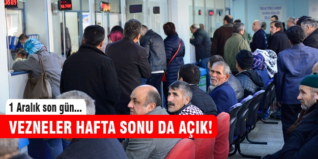 Yıldırım Belediyesi vezneleri hafta sonu da açık