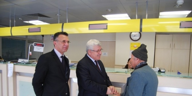 Tekirdağ Ptt Başmüdürü Cafer Ersoy, Malkara’da Vatandaşın Derdini Dinledi