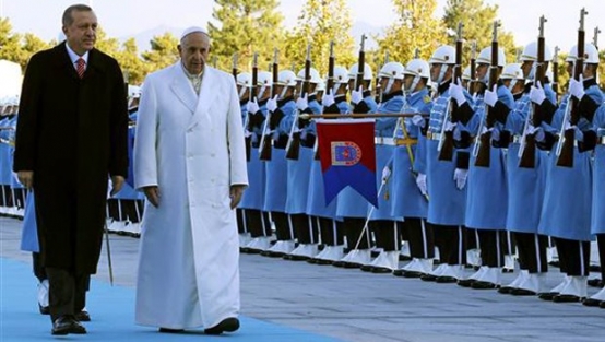 Papa ve Erdoğan'dan ortak basın açıklaması!