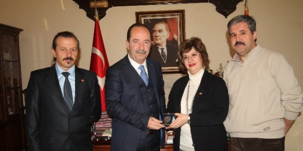 Türk Hava Kurumu’ndan Başkan Gürkan’a Ziyaret