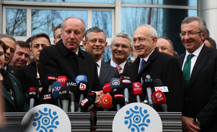 CHP lideri Kılıçdaroğlu, Muharrem İnce ile görüştü! 'Hoş geldiniz, güle güle'