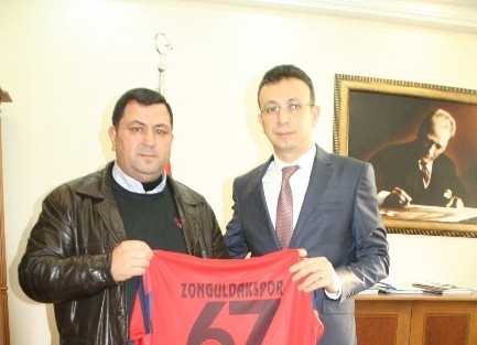 Taraftar Grubundan Kaymakam Ve Emniyet Müdürüne Ziyaret