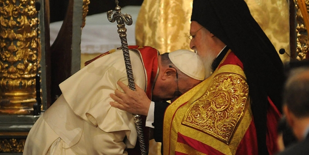 Bartholomeos, Papa'yı kutsadı