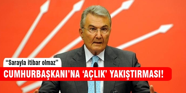 Deniz Baykal'dan Cumhurbaşkanına 'açlık' yakıştırması!