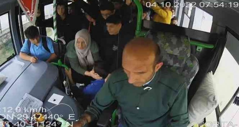 Bursa'da otobüs şoförü hayat kurtardı