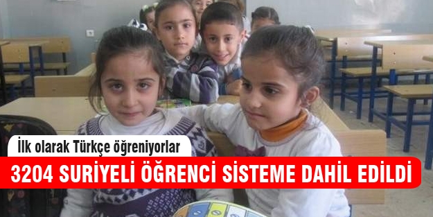 Bursa'da 3 bin Suriyeli öğrenci var!