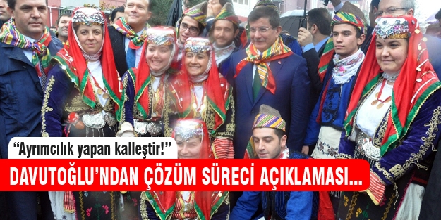 Başbakan'dan Balıkesir'de çözüm süreci açıklaması