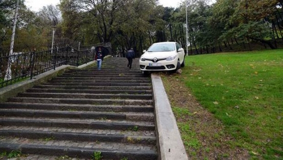 Gümüşsuyu Parkında esrarengiz olay!