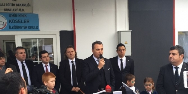 İzmirli Beşiktaşlılar Kınık’ta Okul Onardı