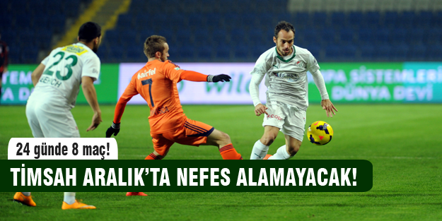 Bursaspor Aralık'ta nefes alamayacak!