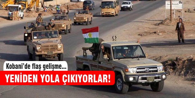 Peşmerge Erbil'den yola çıktı