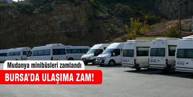 Mudanya'da ulaşıma zam!