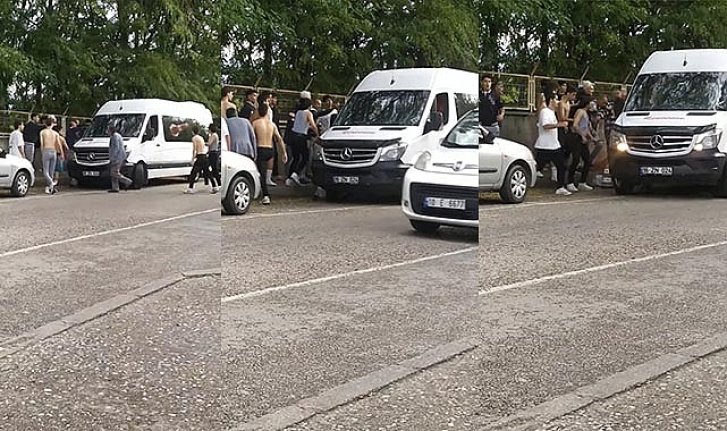 Bursa'da amatör lig maçı sonrası taraftarlar arasında kavga çıktı