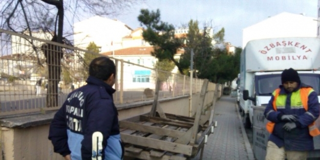 Kapaklı Zabıtası Kaldırım İşgallerine ’dur’ Dedi