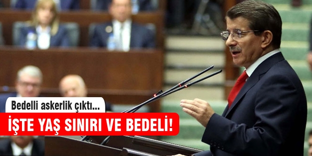 Başbakan bedelli askerlik müjdesini verdi