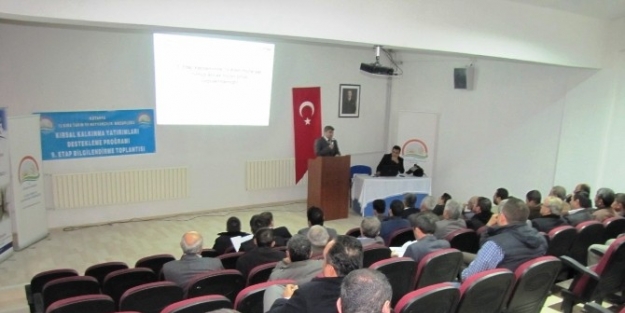 Çiftçilere Kırsal Kalkınma Yatırımları Anlatıldı