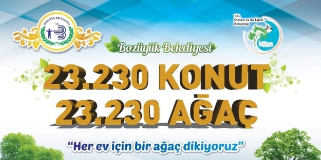 Bozüyük’te Konut Sayısı Kadar Ağaç Dikilecek