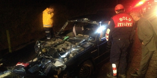 Bolu Dağı'nda korkunç kaza, 1 ölü