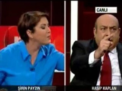 Canlı yayında Hasip Kaplan'a "Cahilsin!" dedi