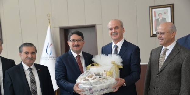 Başkan Çelik’ten Yeni Rektör Çelebi’ye Ziyaret