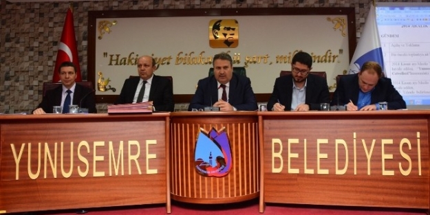 Yunusemre Belediyesi Aralık Ayı Meclis Toplantısı Gerçekleştirildi