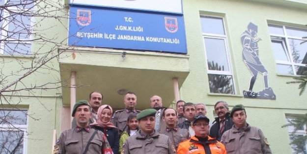 Beyşehir’de Özel Öğrencilerden Jandarmaya Ziyaret