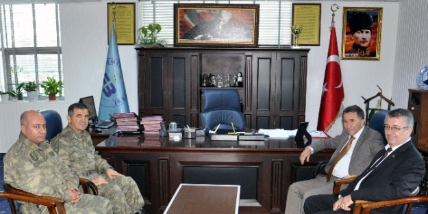 Tugay Komutanı Topçu’dan Başkan Saka’ya Geçmiş Olsun Ziyareti