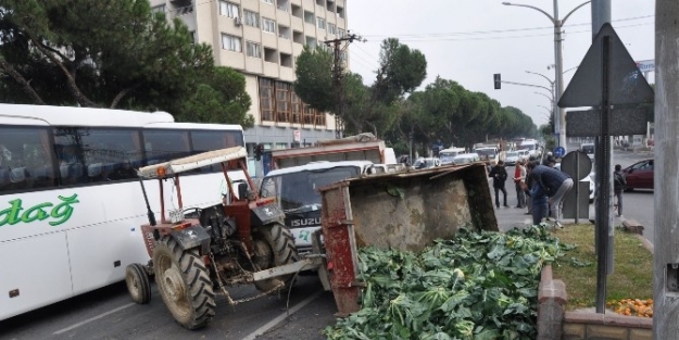 Nazilli’de Trafik Kazası; 1 Yaralı