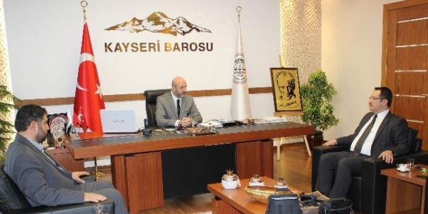 Yeşilay’dan Kayseri Barosu’na Ziyaret