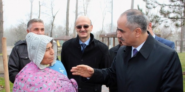 Başkan Aydın’dan Geçiçi İşçilere Ziyaret