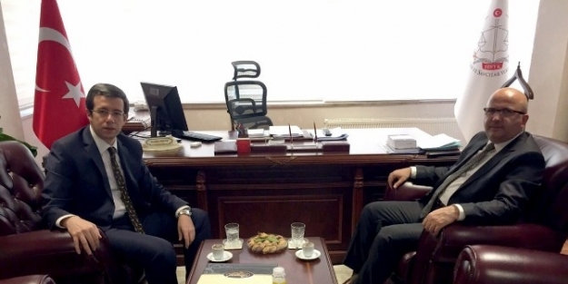 Başkan Çoban’dan, Ankara’da Görev Yapan Bürokrat Hemşehlerine Ziyaret