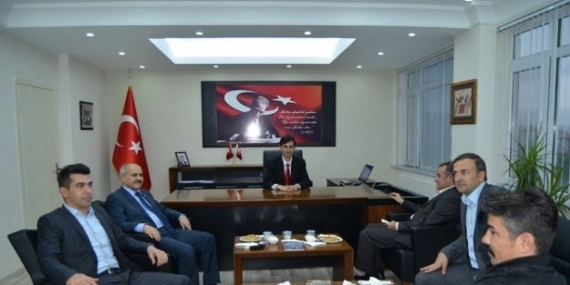 Kaymakamlardan Kaymakam Meşeli’ye Ziyaret