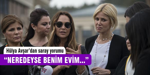 Hülya Avşar Cumhurbaşkanlığı Sarayı'na konuk oldu