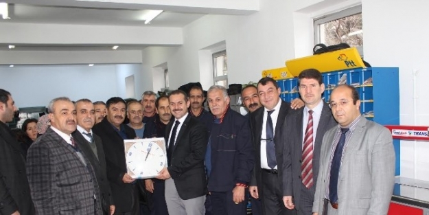 Ak Parti İl Başkanı Çakir’dan Ptt’ye Ziyaret