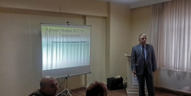 İş Sağlığı Ve Güvenliği Eğitimi Verildi.