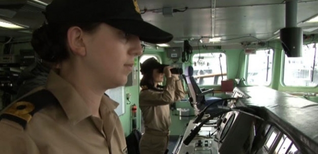 Denizaltında görülmemiş taciz!