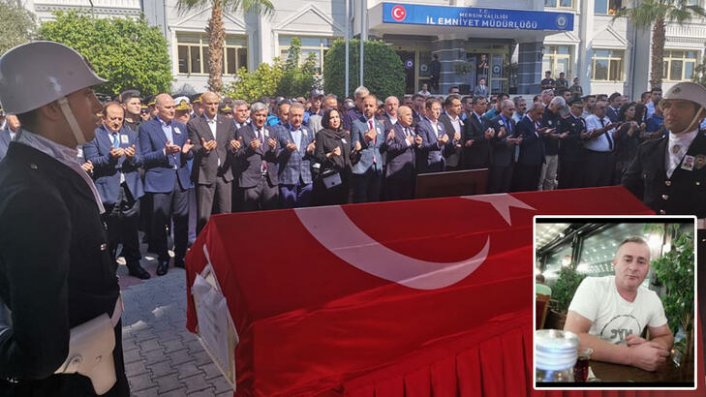 Polisevi saldırısında şehit olan polis memuru Sedat Gezer için tören düzenlendi