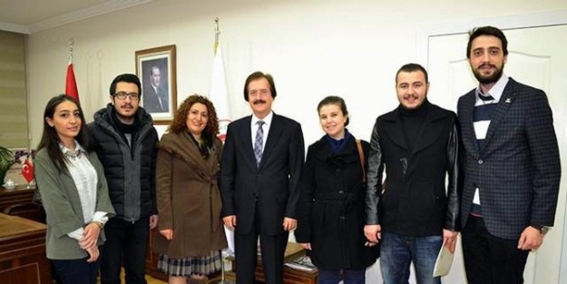 Bilişim Sistemleri Kulübünden, Rektör Kocacık’a Ziyaret