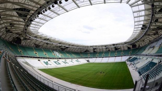 Konya Büyükşehir Stadı dev maça hazırlanıyor