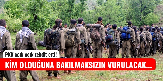 PKK bildiri dağıtarak tehdit etti