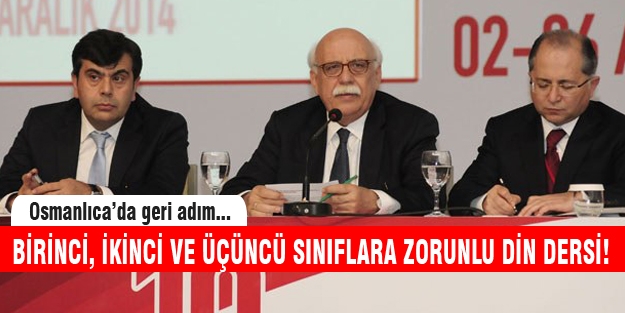 Birinci sınıflara zorunlu din dersi!