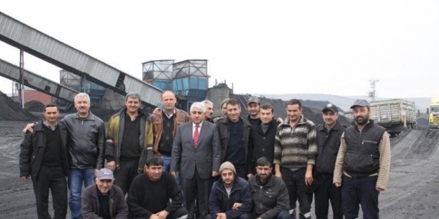 Sorgun Belediye Başkanı Ahmet Şimşek’den Madencilere Ziyaret