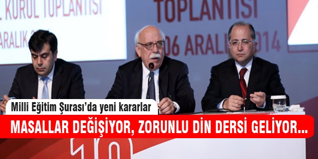 Milli Eğitim Şurası’nda tartışılacak kararlar çıktı