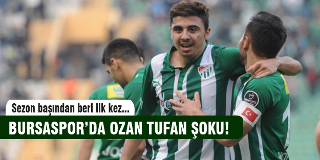 Bursaspor'da kart şoku